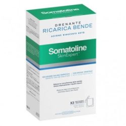 Somatoline Cosmetic Somatoline Skin Expert Drenante Ricarica Bende Azione Riducente Urto Ricarica Bende 3 Trattamenti 6 Sacchetti